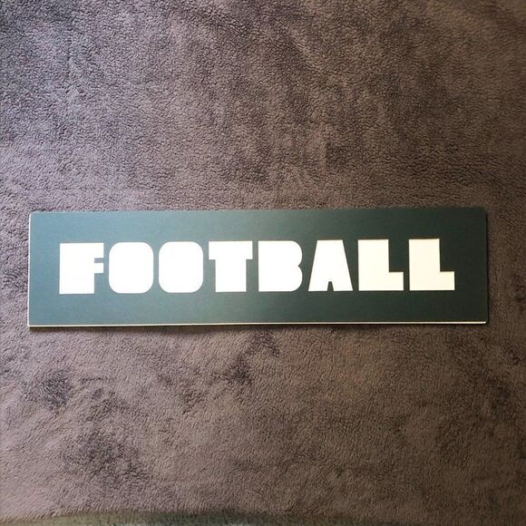 7x28‎ Hunter Green Football Photo Mat - Picture 1 of 15